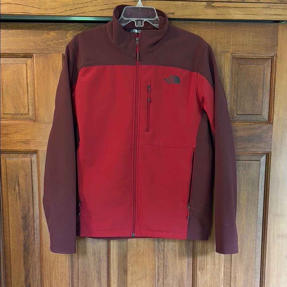 The North Face Red and Brown Performance Jacket